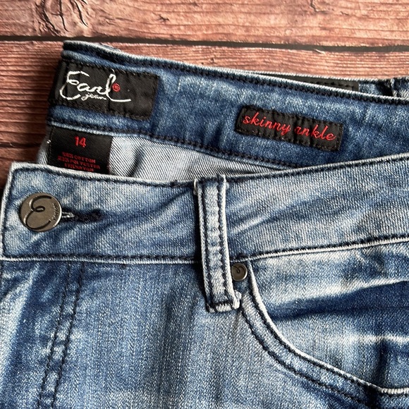 EARL JEANS | Embroidered skinny ankle jeans - Picture 4 of 10